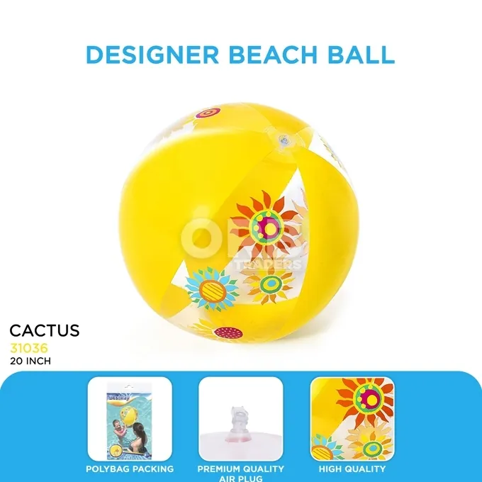 Designer Inflatable Beach Ball - High-Quality Pool Accessory - Image 2