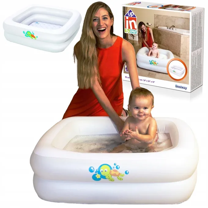 Bestway Inflatable Baby Tub & Pool - 3ft High-Quality Pool Accessory - Image 3