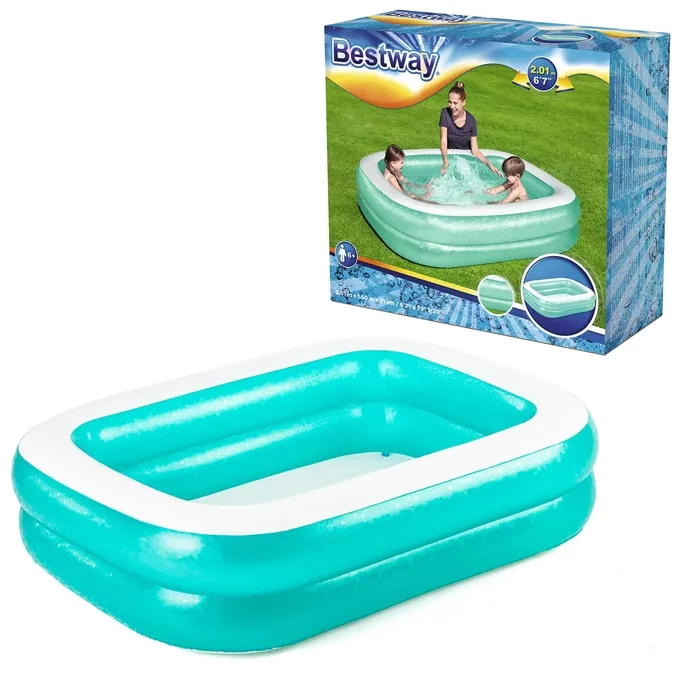 Rectangular Pool for Kids 6'7" x 57" x 19" - Premium Swimming Accessory