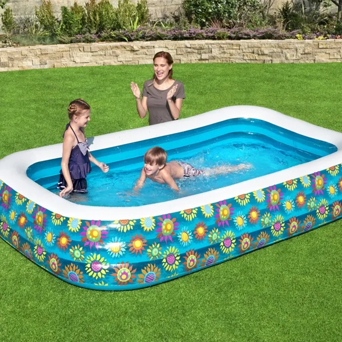 Happy Flora Inflatable Swimming Pool 90" - Family Pool for Summer - Image 3