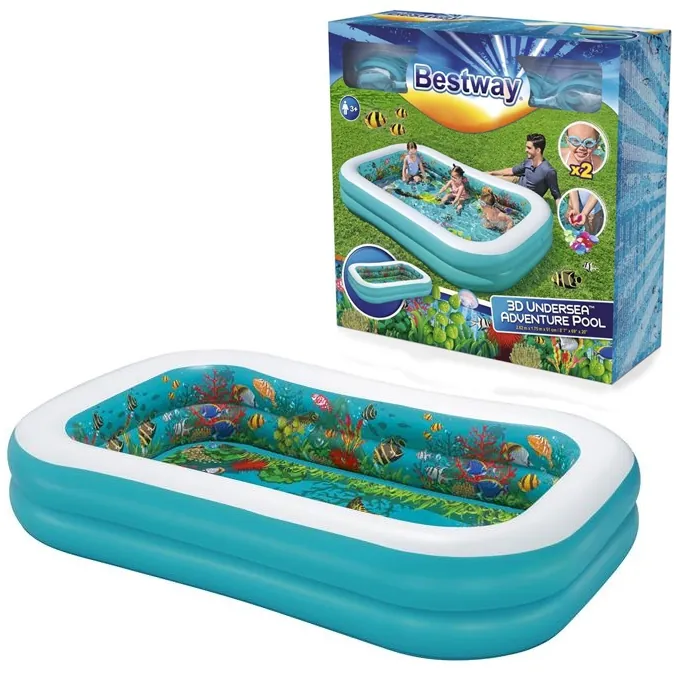 3D Undersea Adventure Pool 8'7" x 69" - Fun Swimming Pool Accessory