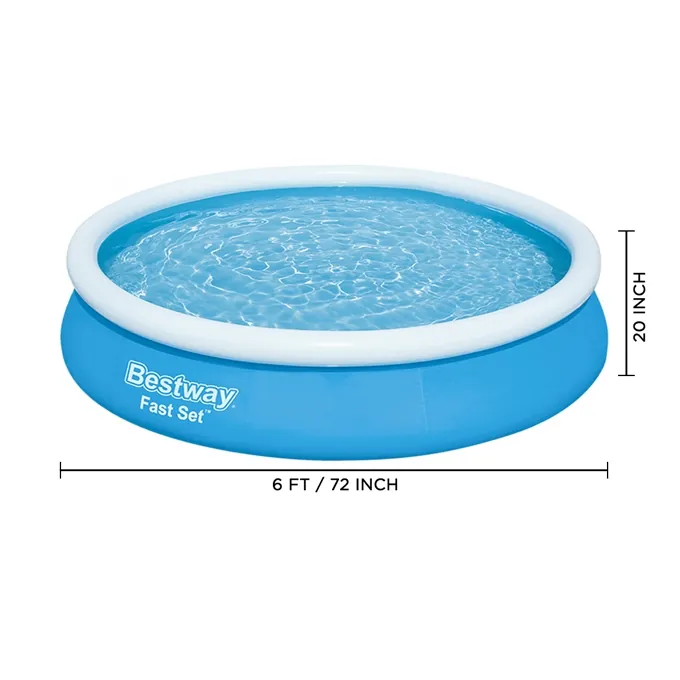 Inflatable Fast Set Pool for Kids & Adults 6' x 20" - Convenient Pool Accessory - Image 2