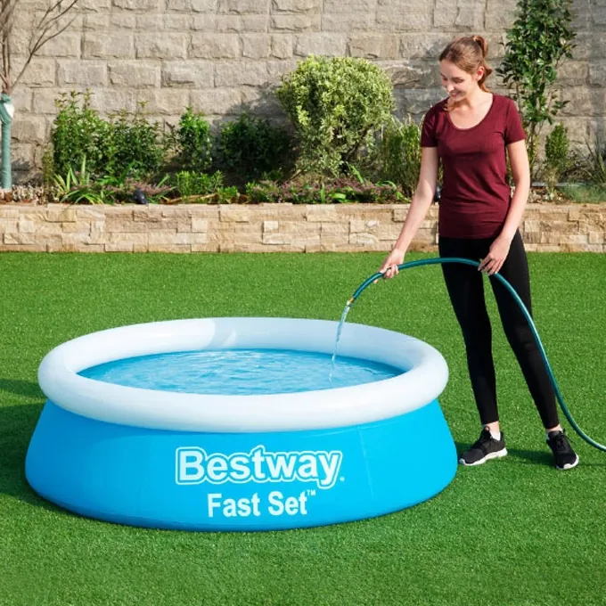 Inflatable Fast Set Pool for Kids & Adults 6' x 20" - Convenient Pool Accessory - Image 4