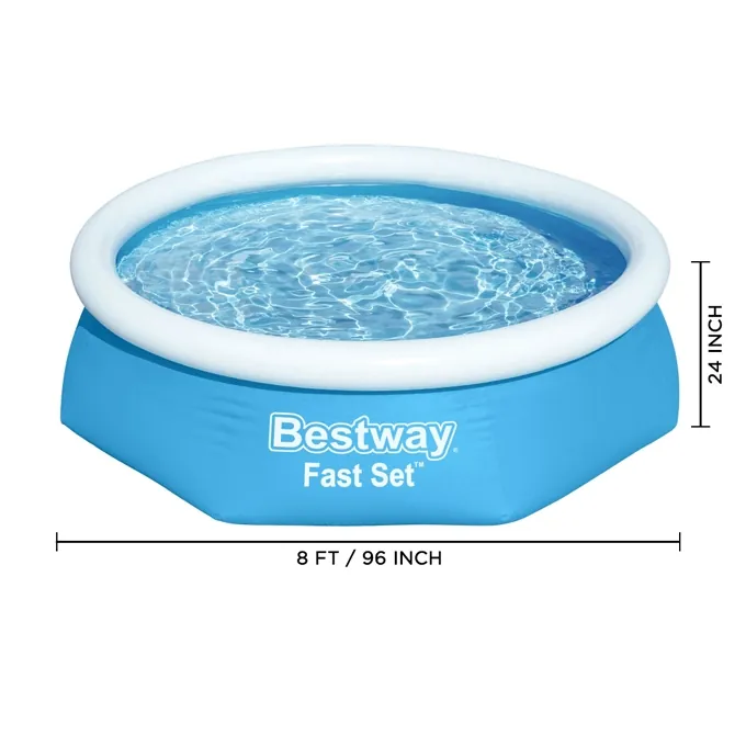 Inflatable Fast Set Swimming Pool 96" - Easy Pool Setup for Family Fun - Image 3