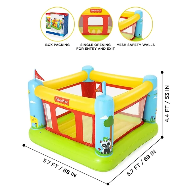 Fisher-Price Jumping Bouncetastic Bouncer Gym - Fun Baby Toy - Image 5