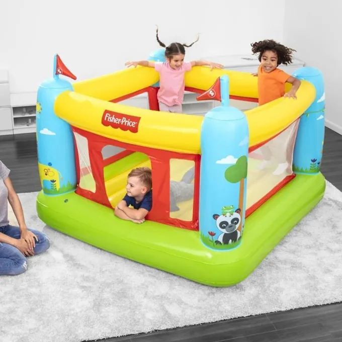 Fisher-Price Jumping Bouncetastic Bouncer Gym - Fun Baby Toy - Image 2