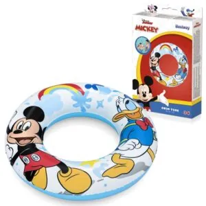 Mickey Mouse Inflatable Swim Ring 56 cm - Fun Pool Accessory