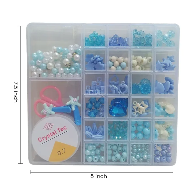 Frozen Elsa Jewelry Kit - Bead Set for Kids - Image 4