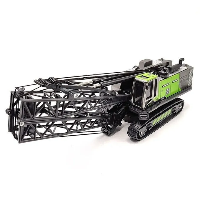 Mini Green Crane Alloy Construction Vehicle - Premium Building Toy for Boys - Image 4