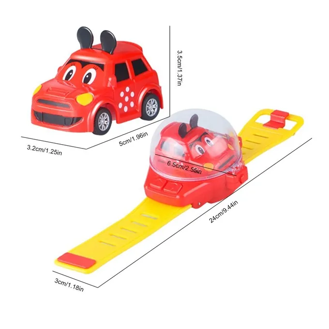Mini Watch Remote Control Mickey Mouse Car - 2.4GHz Rechargeable - Fun Toy - Image 5