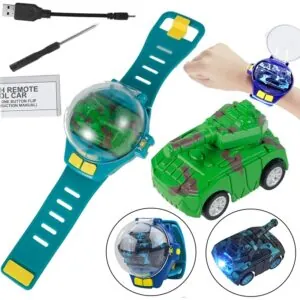Mini Watch Remote Control Tank - 2.4GHz Rechargeable - Fun and Durable RC Toy