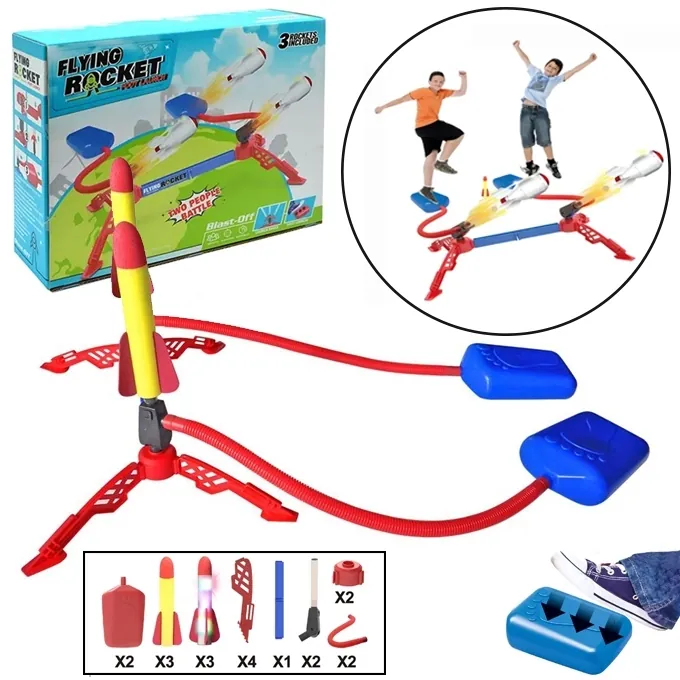 Foam Rocket Launcher Toy - Exciting Battle Set for Kids