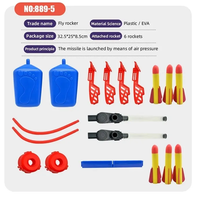 Foam Rocket Launcher Toy - Exciting Battle Set for Kids - Image 6