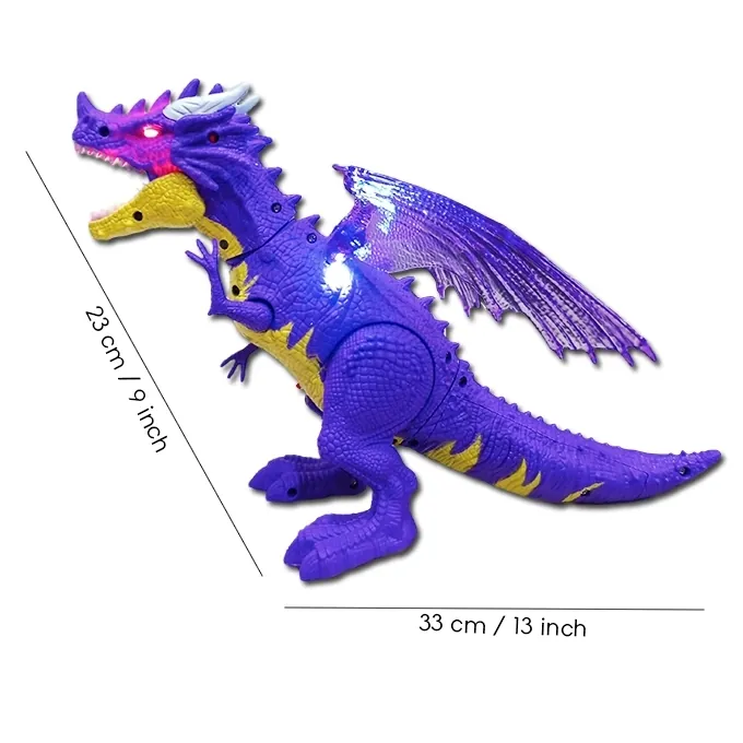Smoke Dragon Toy with Lights and Sound - High-Quality Activity Toy - Image 8