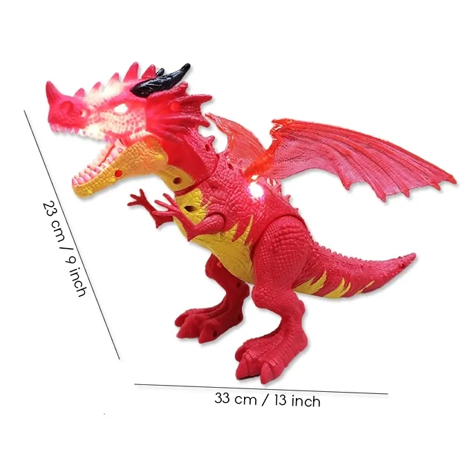 Smoke Dragon Toy with Lights and Sound - High-Quality Activity Toy - Image 3