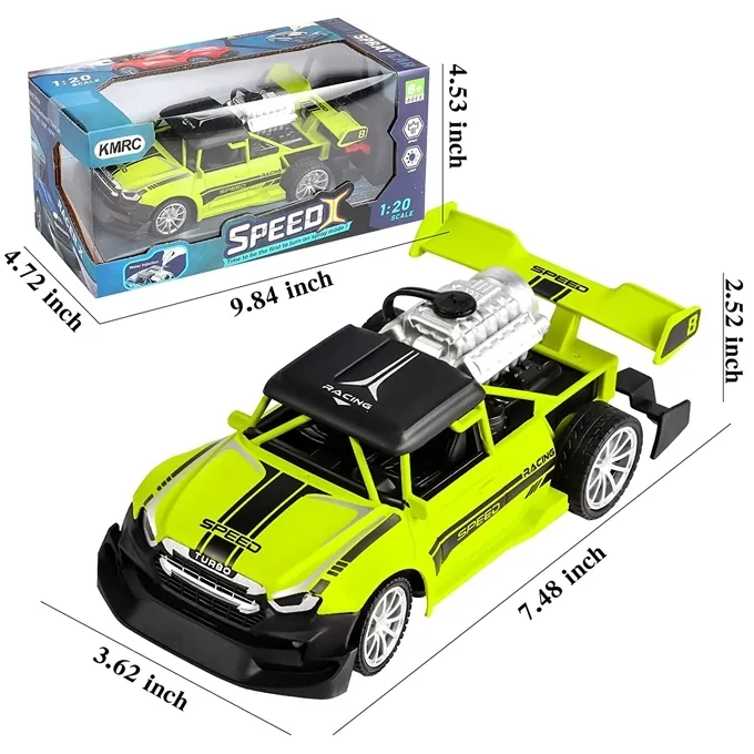 Remote Control Rock Monster Stunt Car with Lights and Flame Spray - High-Quality RC Toy - Image 3