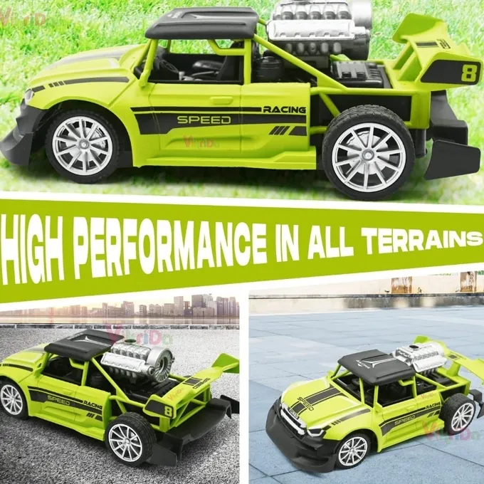 Remote Control Rock Monster Stunt Car with Lights and Flame Spray - High-Quality RC Toy - Image 10