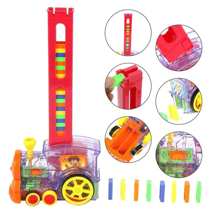 Domino Train Building Set - Logic and Planning Skills Toy (Ages 4+) - Image 7