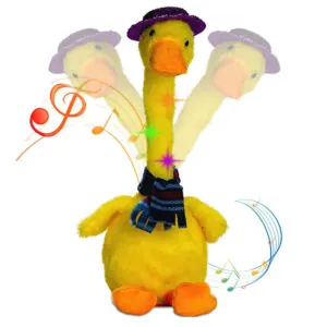Dancing Duck Plush Toy with Music & Lights - Fun Toy for Kids