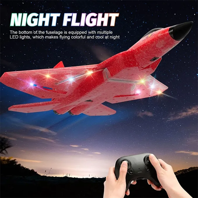 Remote Control F-22 Foam Fighter Jet - 2.4GHz High-Quality Toy - Image 8