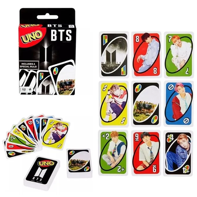 UNO BTS Card Game - Fun Social Play for BTS Fans (Ages 6+)