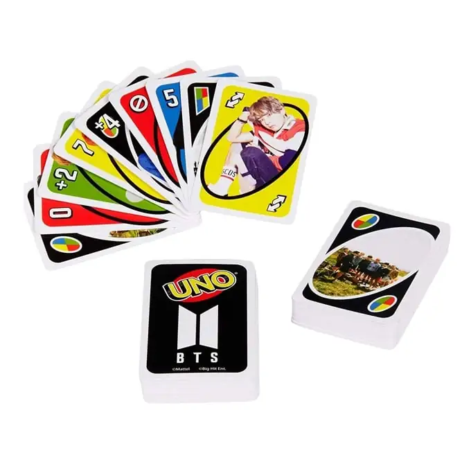 UNO BTS Card Game - Fun Social Play for BTS Fans (Ages 6+) - Image 3
