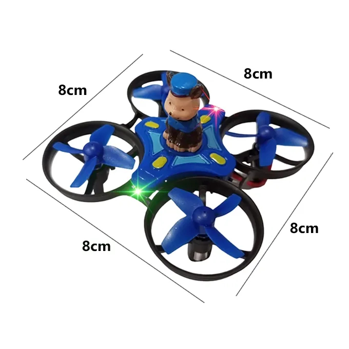 Blue Paw Patrol Mini Drone - Rechargeable with Front and Back Lights - Image 3