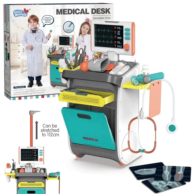 Medical Desk Play Set - Fun Pretend Doctor Toy