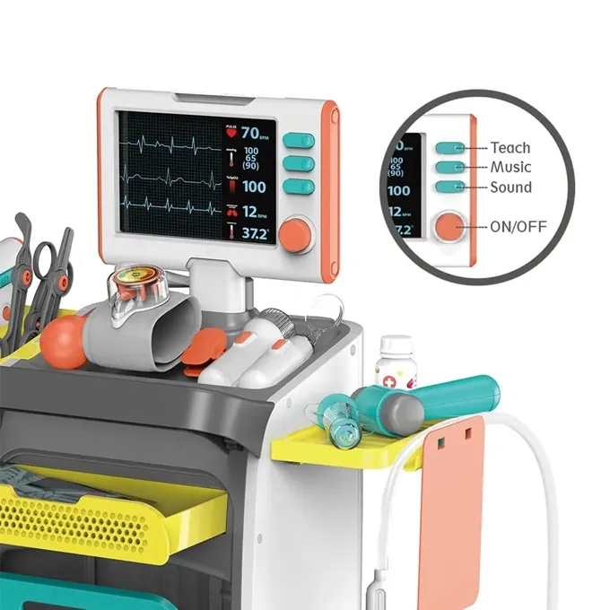 Medical Desk Play Set - Fun Pretend Doctor Toy - Image 3
