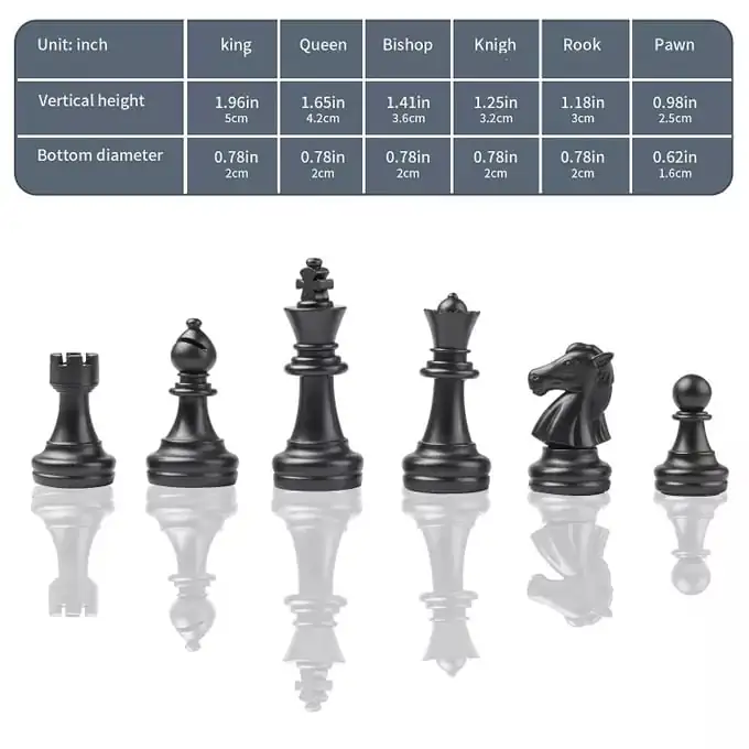 Magnetic Chess and Checkers Travel Set - Strategy Game (Ages 6+) - Image 5