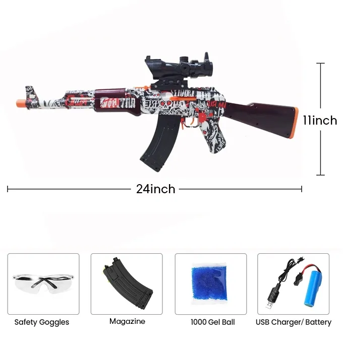 A-47 Gel Blaster with Dual Modes - Fun for All Ages - Image 2