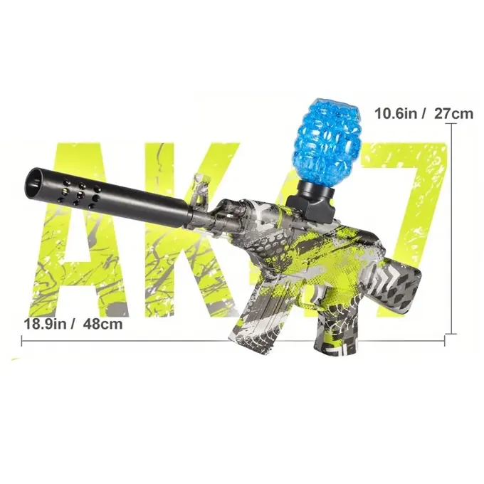A-47 Gel Blaster with 1,000 Gel Balls - Compact Gel Shooter for Kids - Image 7