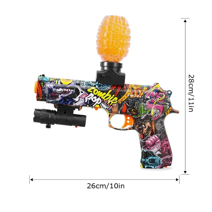 Mini Electric Gel Blaster Gun with Glasses - Fun Shooting Toy - Image 7