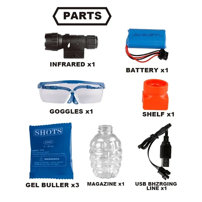 Glock Gel Blaster Water Bullet Gun - Fun Shooting Toy - Image 3