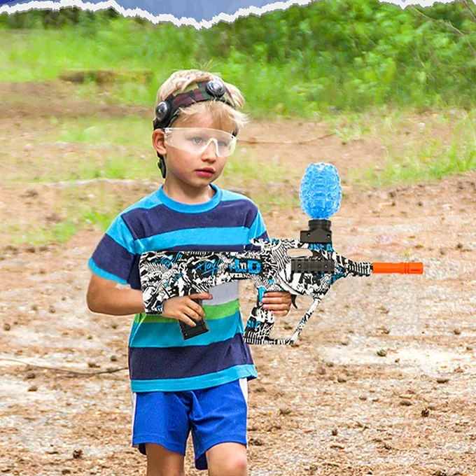 Mini AUG Gel Blaster Gun with 10,000 Gel Balls - Fun Shooting Toy - Image 7
