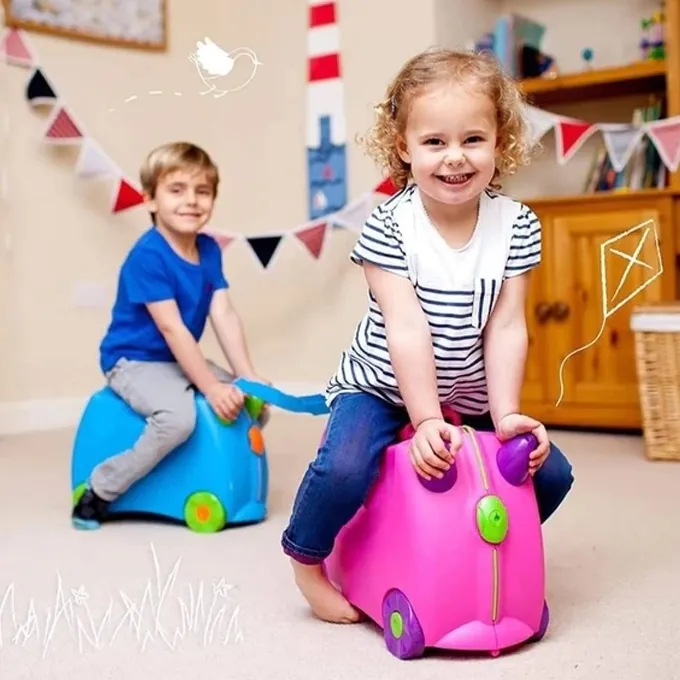 Funcase Briefcase Toy Chest with Wheels ? Luggage Toy for Kids - Image 5
