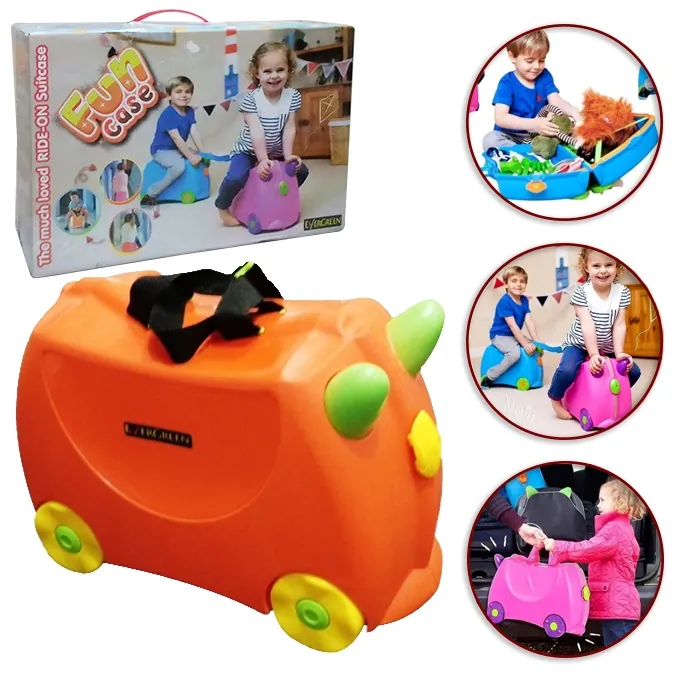 Funcase Briefcase Toy Chest with Wheels ? High-Quality Toy for Kids