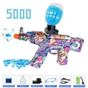 A-47 Gel Blaster with 5,000 Gel Balls - Action-Packed Shooter Toy