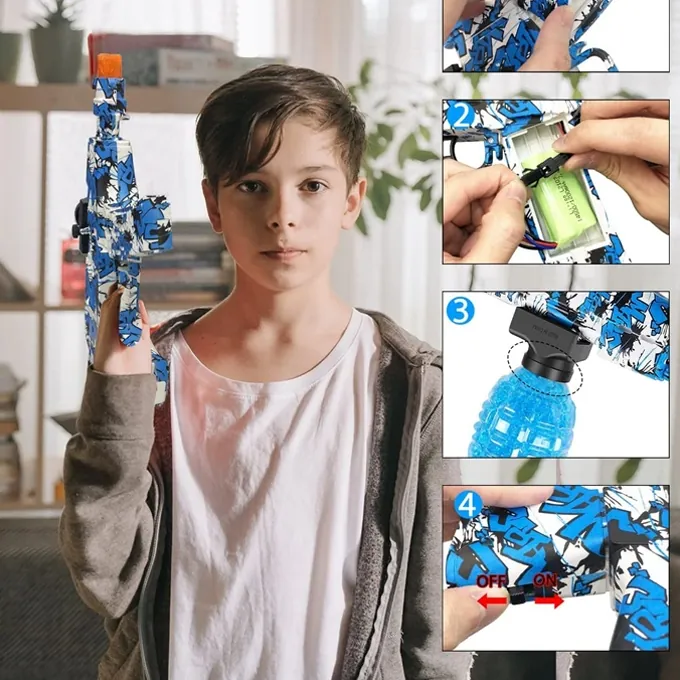 A-47 Gel Blaster with 5,000 Gel Balls - Ultimate Fun for Kids - Image 6