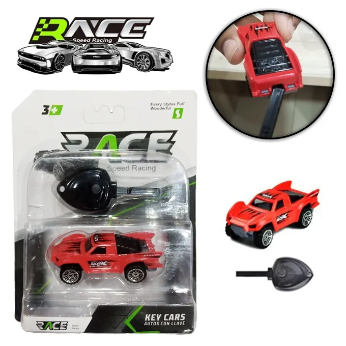 Race Speed Key Power Die-Cast Car - Red