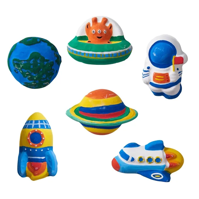 Glow-in-the-Dark Space Mould and Paint Set - High-Quality Toy for Girls - Image 2