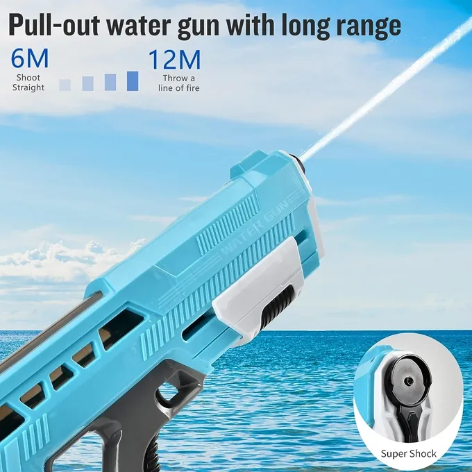 Automatic Rechargeable Water Blaster - Fun for Outdoor Play - Image 3