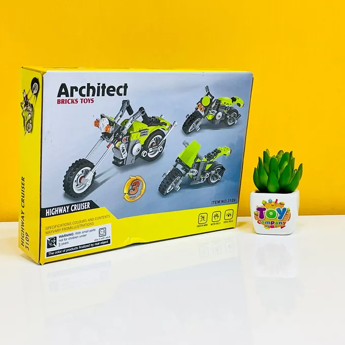 3-in-1 Architect Series Highway Cruiser ? DIY Construction Set for Kids - Image 5