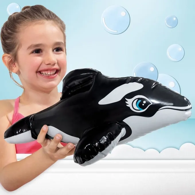 Intex Puff 'n Play Soft Whale Water Toy - 33 cm x 21 cm - Premium Swimming Accessory - Image 4