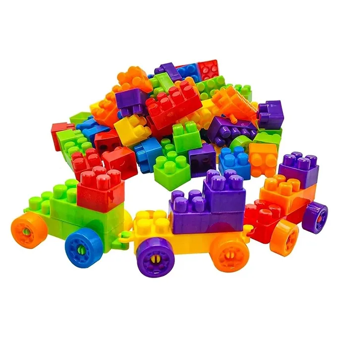 Mega Blocks Cute Panda - 90-Piece Multicolor Building Set (Ages 3+) - Image 2