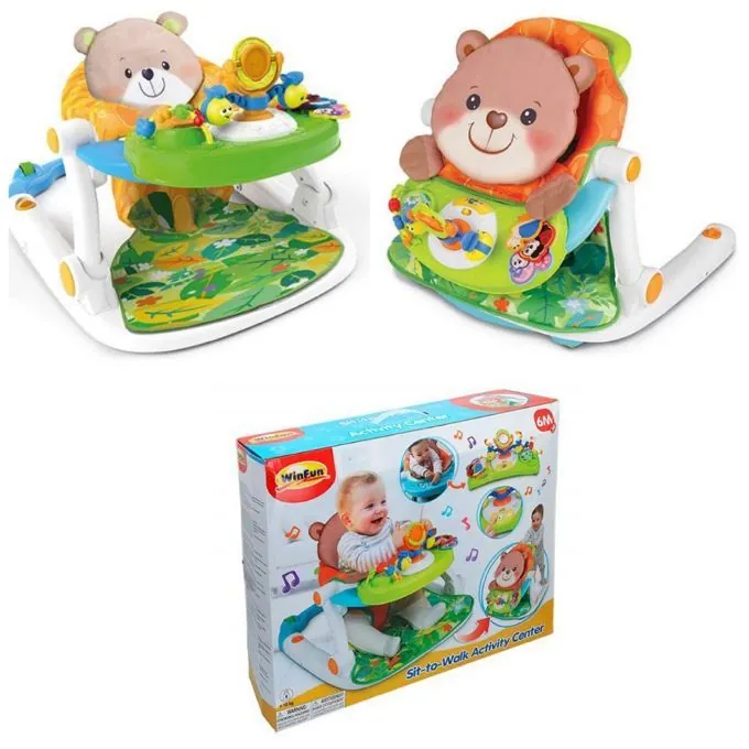WinFun Sit-to-Walk Activity Center - Baby Walker for Ages 6 Months+