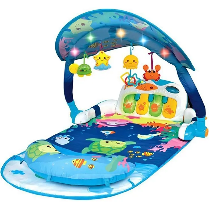 WinFun Magic Lights Musical Play Gym - Teether and Rattle Toy for Babies - Image 4