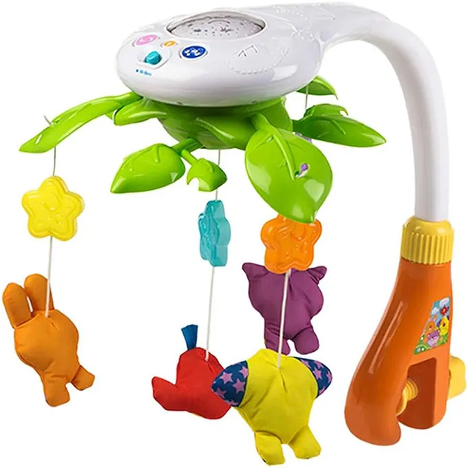 WinFun Cats N Dogs Dream Cot Mobile - Teether and Rattle Set for Babies