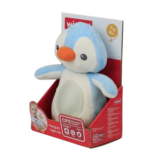 WinFun Penguin Light-Up Stuffed Toy - Interactive Activity Toy for Ages 3-6+ - Image 4
