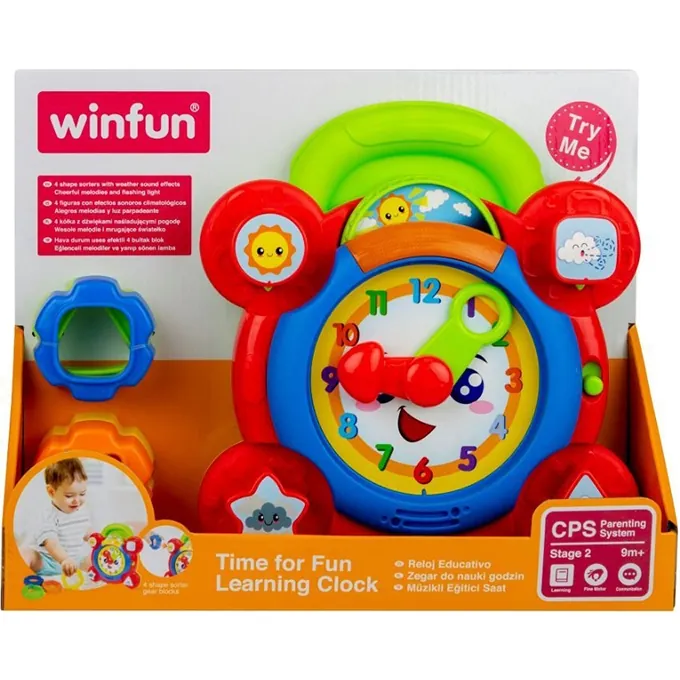 Win-Fun Learning Clock - Educational Toy for Kids - Image 3